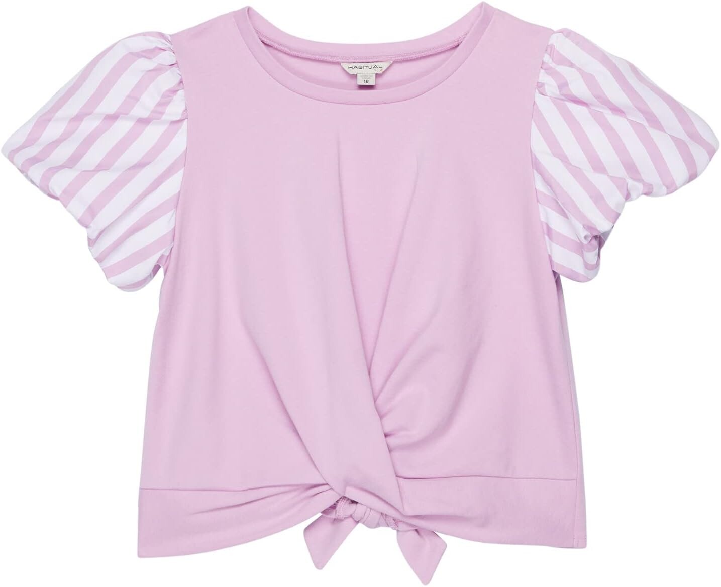 

Топ HABITUAL girl Puff Sleeve Wrap Top, фиолетовый