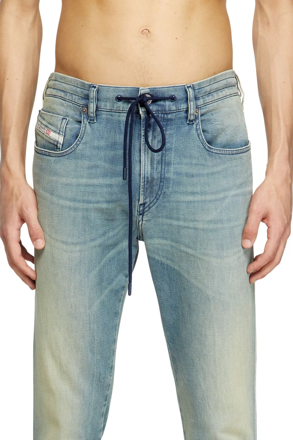 Мужские джинсовые джинсы Jog 2062 D-STRUKT-B JOGG Diesel, Light Indigo Blue — фото 2