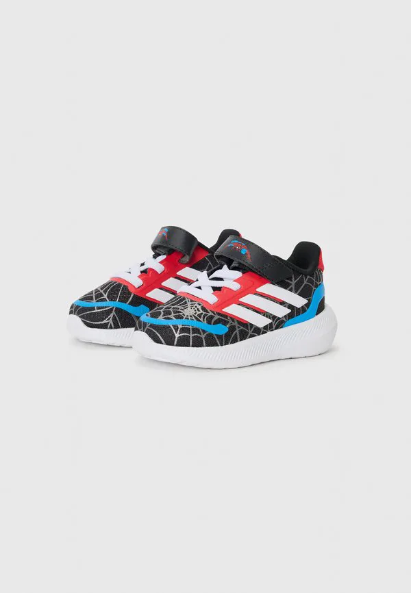Кроссовки для бега по шоссе runfalcon унисекс Adidas Performance, Black/White/Pure Ruby — фото 2