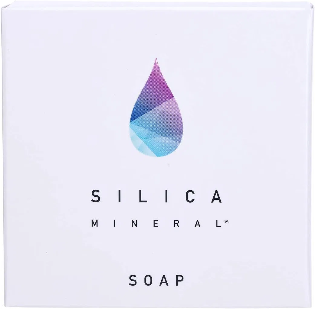 Мыло Silica Mineral с кремниевым порошком и морской солью, 80 г