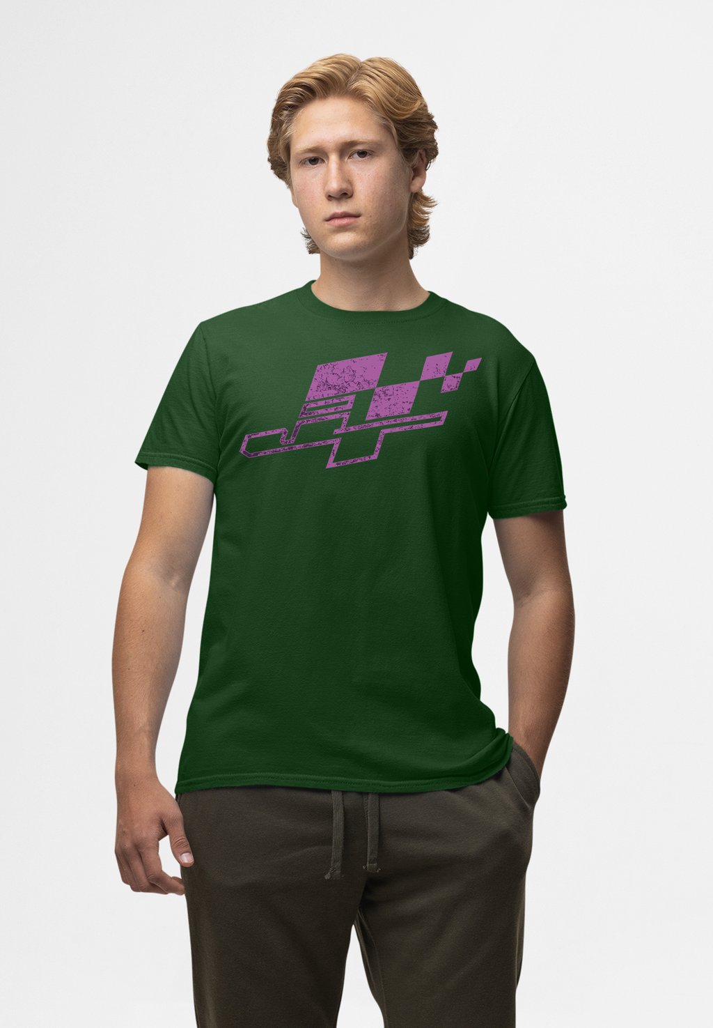 

Футболка с принтом JT RACING LOGO Henry Tiger, темно-зеленый