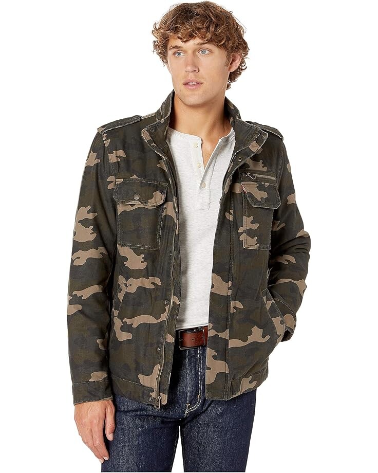 

Куртка Levi's Two-Pocket Military Jacket with Polytwill Lining, цвет Camo