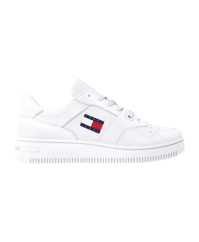 

Кроссовки с корзинкой в стиле ретро Tommy Jeans, белый
