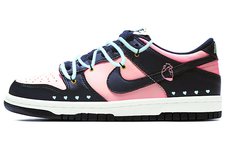 

Кроссовки Nike Dunk Skateboard Shoes Unisex Low-Top Black Blue Pink