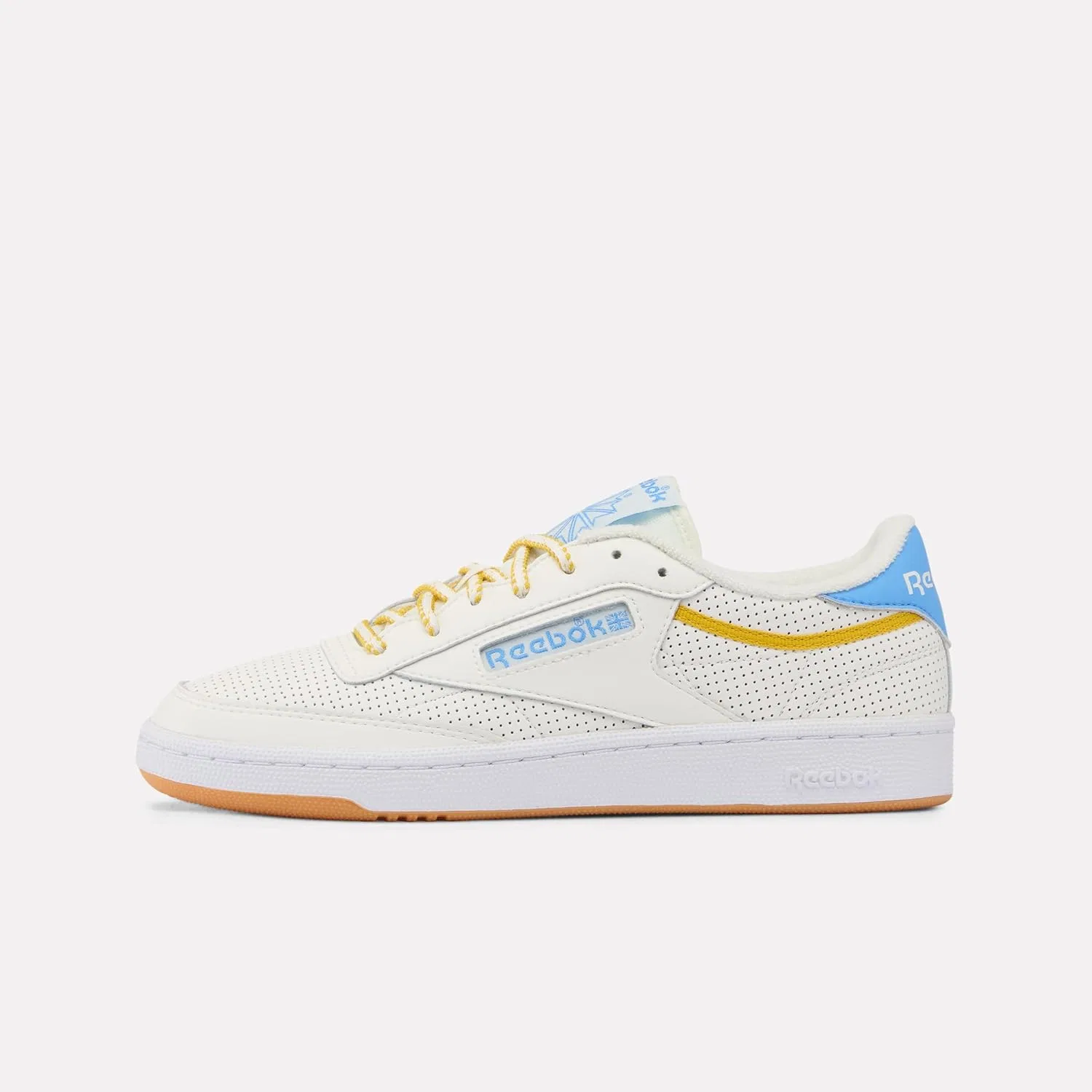Кроссовки мужские Reebok, цвет Chalk Periblue Athletic Gold — фото 3