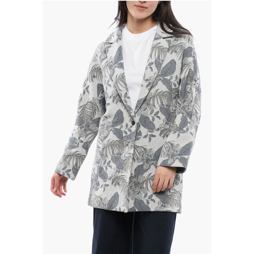 

Пальто с жаккардовым мотивом FLORAL Woolrich, Gray