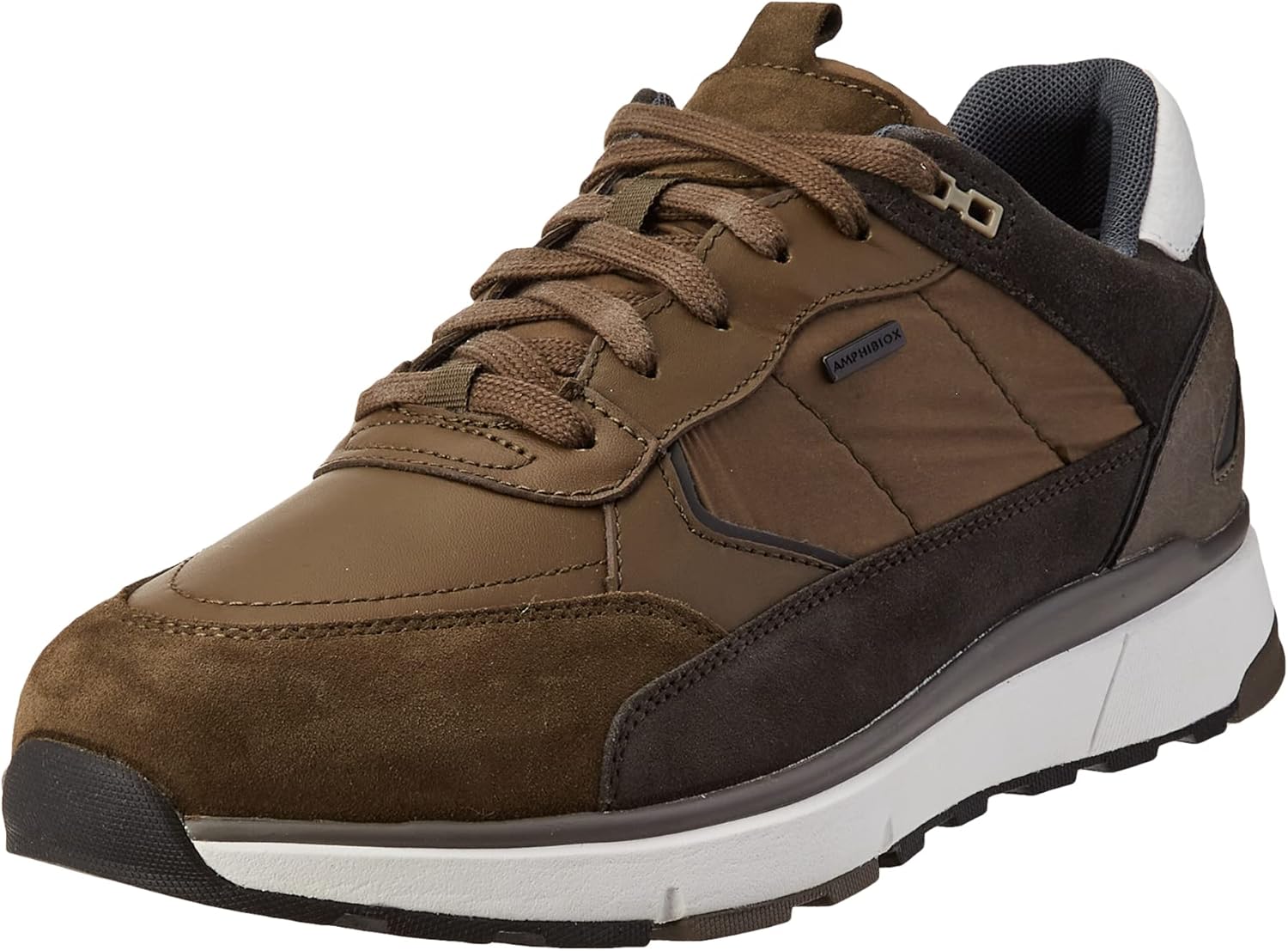 

Кроссовки Geox Boys' J Kommodor низкие, оливковый