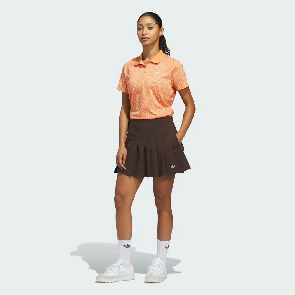 Футболка-поло Originals с логотипом Trefoil по всей поверхности Adidas, orange — фото 3