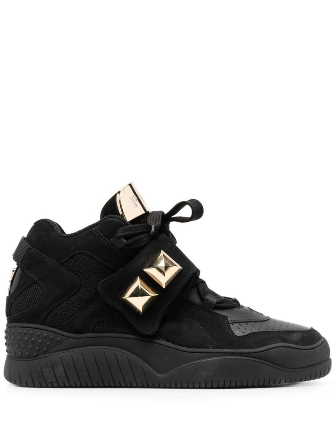 

Кроссовки Philipp Plein with Rivets, черный/золотой