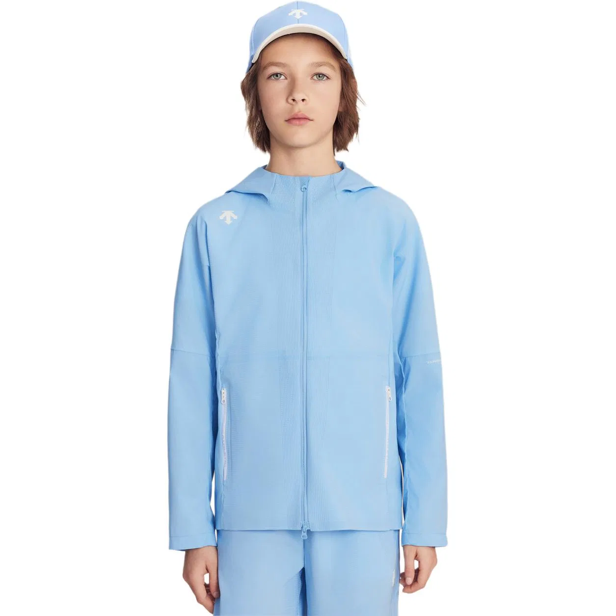 Куртка TRAINING SS25 Teenagers DESCENTE, CR-Transparent Yellow — фото 3