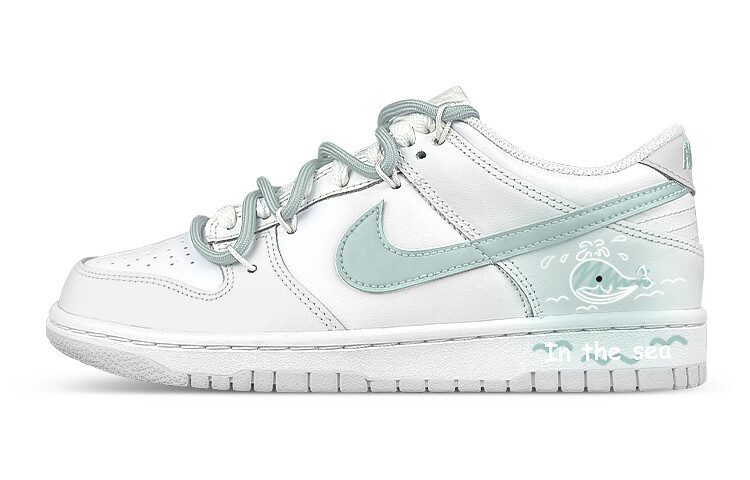 

Кроссовки Nike Dunk Skateboard Shoes Men Low-Top White/Green/Gray