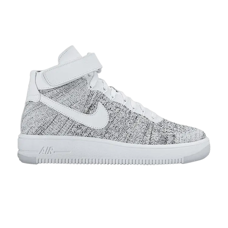 Кроссовки Nike Wmns Air Force 1 Flyknit 'White', белый