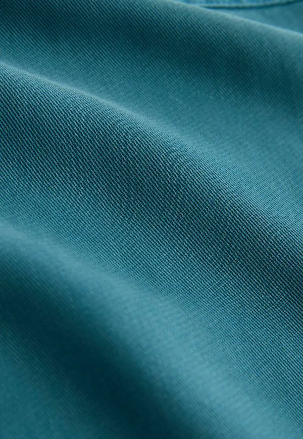 Брюки прямого кроя с зауженными штанинами Next, Teal Blue — фото 3