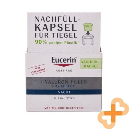 Крем для лица Eucerin — Гиалуроновый наполнитель, увлажняющий ночной , сменный , , против морщин, 50 мл — фото 4