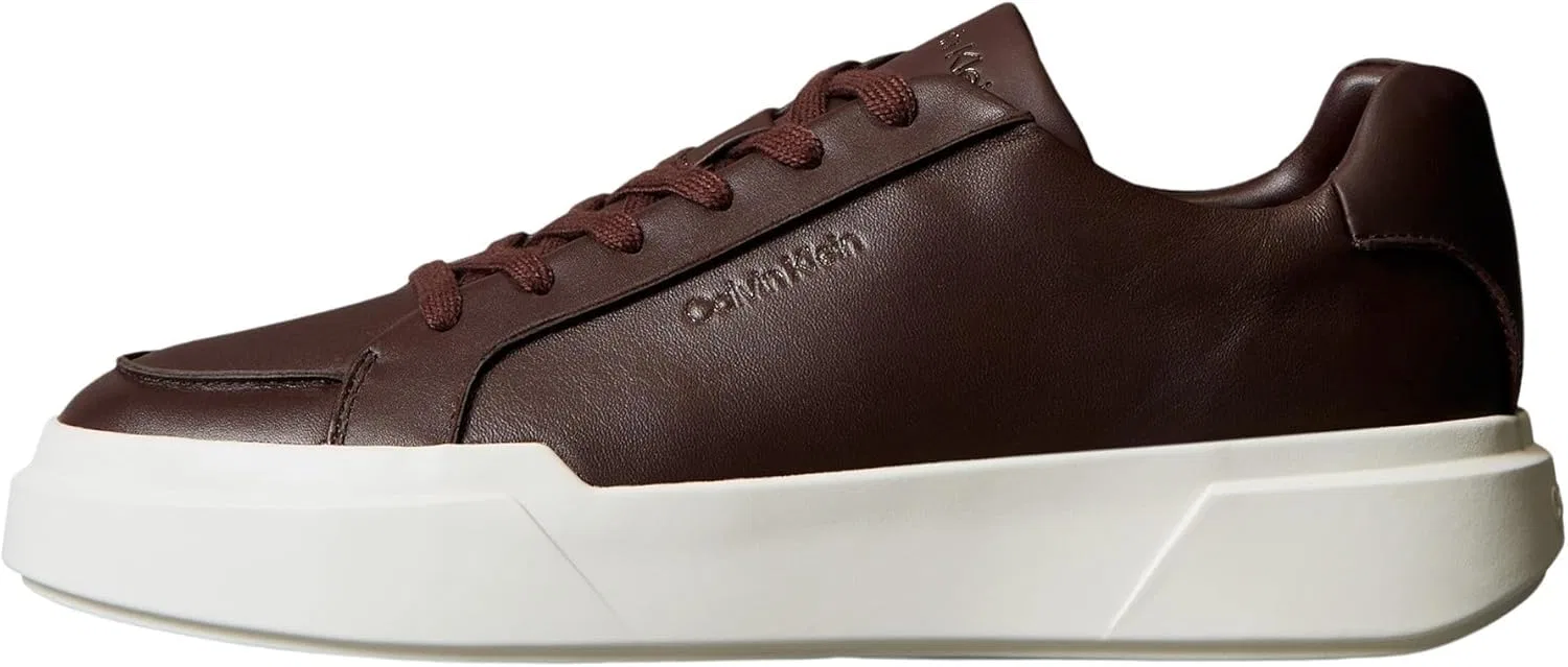 Мужские низкие кроссовки Calvin Klein на толстой подошве со шнуровкой LTH Pinch Ym0ym01454, Purple Bordeaux Vaporous Granite Road