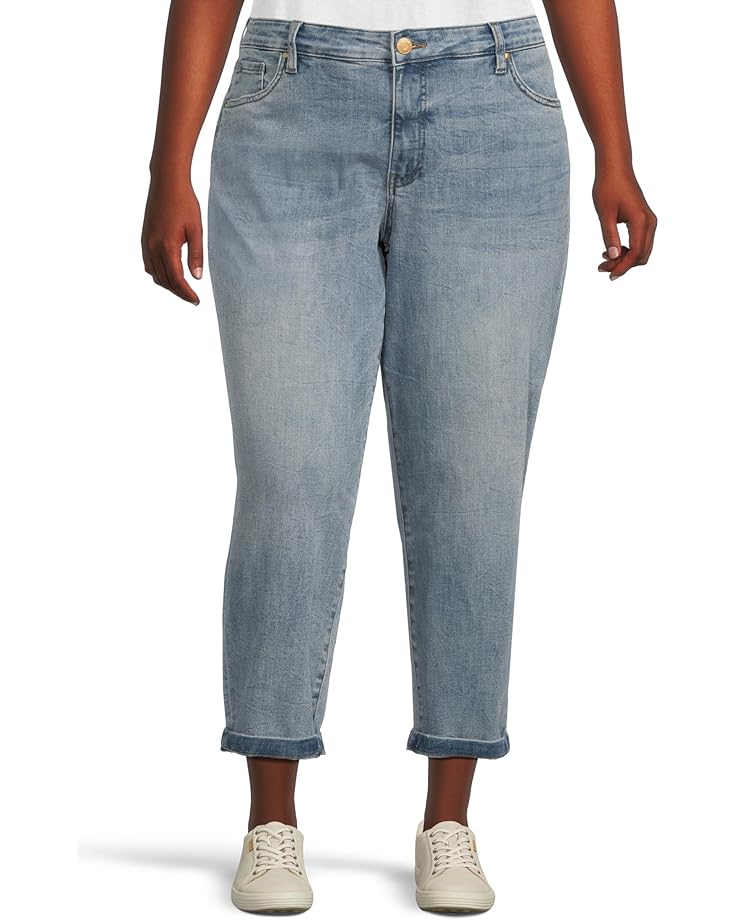

Джинсы KUT from the Kloth Sienna Baggy Boyfriend Crop Roll Up Reg Hem, цвет Honesty