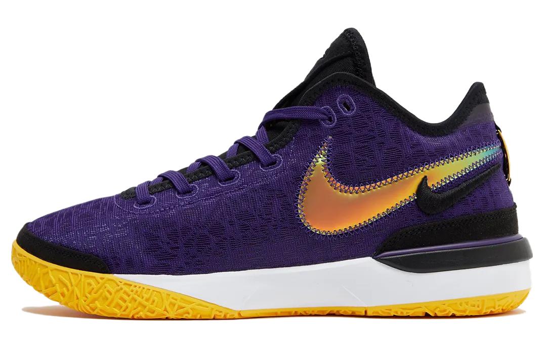 

Футболка Zoom LeBron Nxxt Gen 'Lakers' Nike, фиолетовая желтая