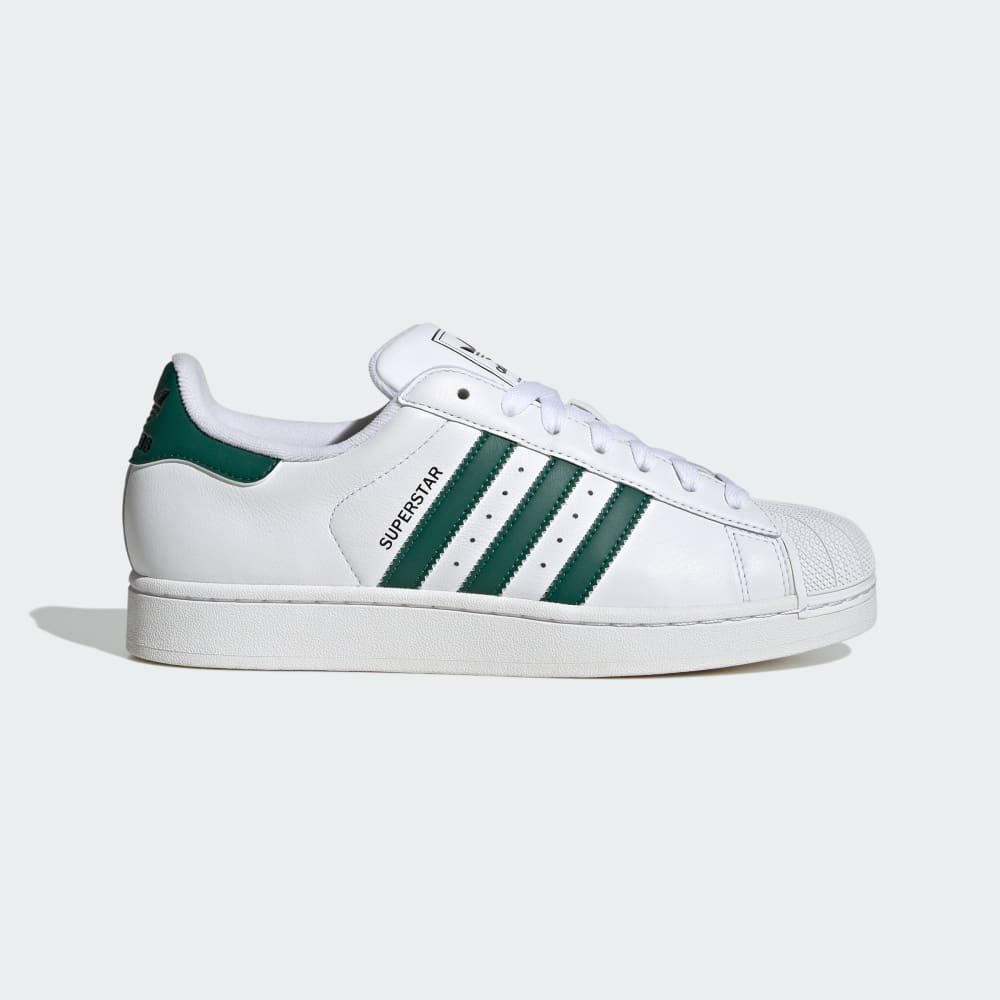 

Кроссовки Adidas Superstar II Shoes, цвет Cloud White/Collegiate Green/Core Black