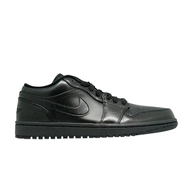 

Кроссовки Air Jordan 1 Low 'Triple Black', черный