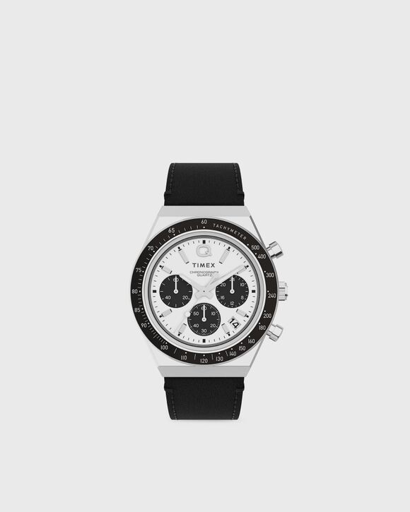 

Часы Timex Q Timex Chronograph, цвет white dial/black strap