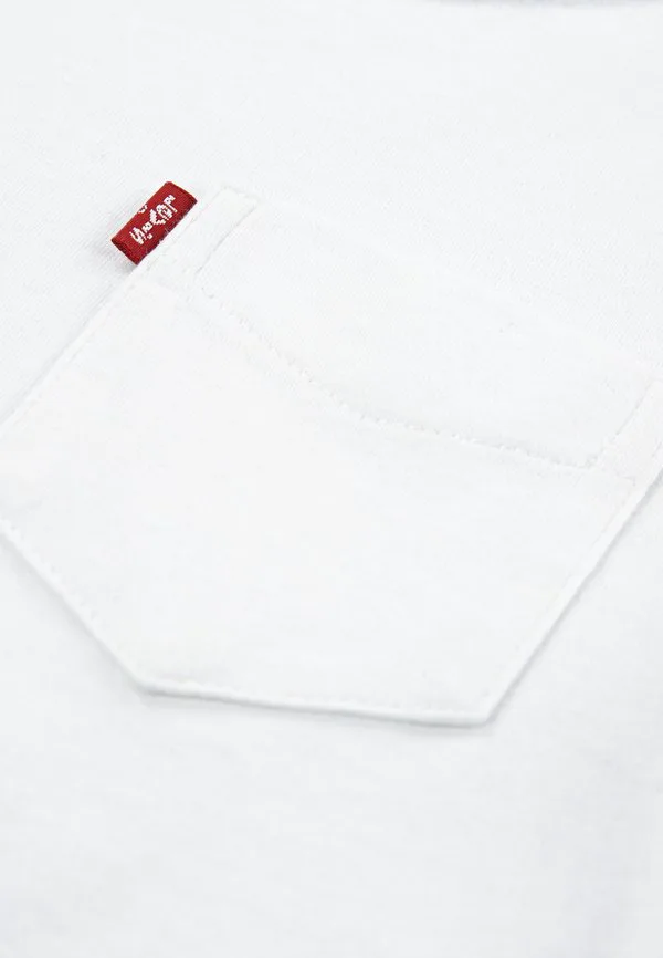 Футболка с карманом в виде заката, базовая футболка Levi'S, Bright White — фото 3