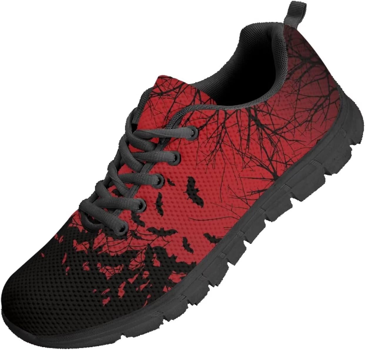 

Мужские теннисные кроссовки Funnydude Funny Print, повседневные комфортные легкие дышащие сетчатые кроссовки, Halloween Bat