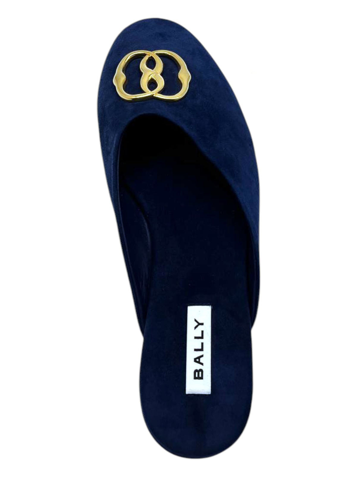 Мужские тапочки из морской замши Bally Gylon 6303993, синий — фото 3