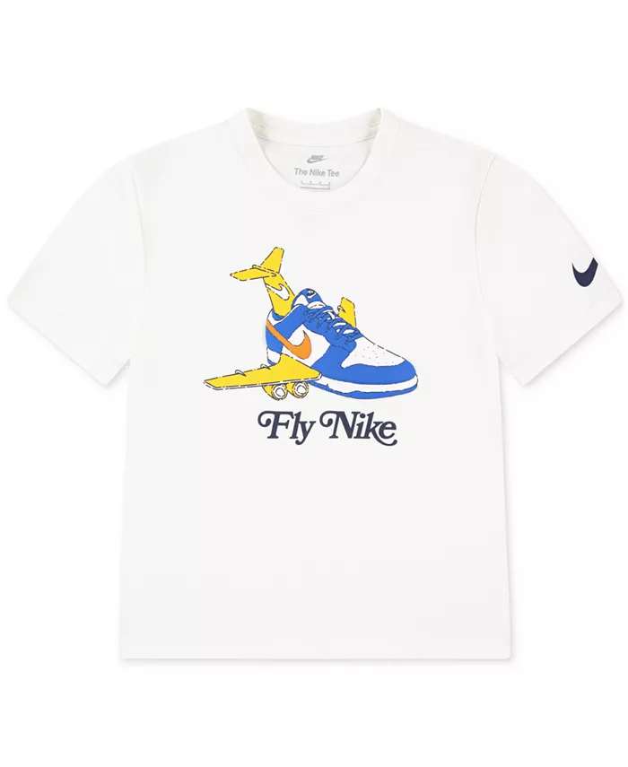 

Футболка с принтом Nike для малышей и мальчиков, зеленый