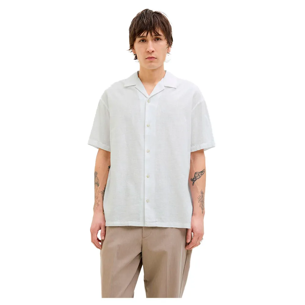 

Рубашка с коротким рукавом Jack & Jones Summer Resort, белый