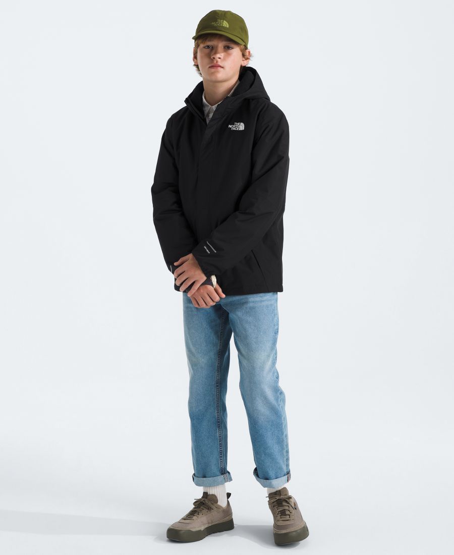 

Теплая дождевая куртка Antora на молнии для мальчиков 6-16 лет The North Face, Black