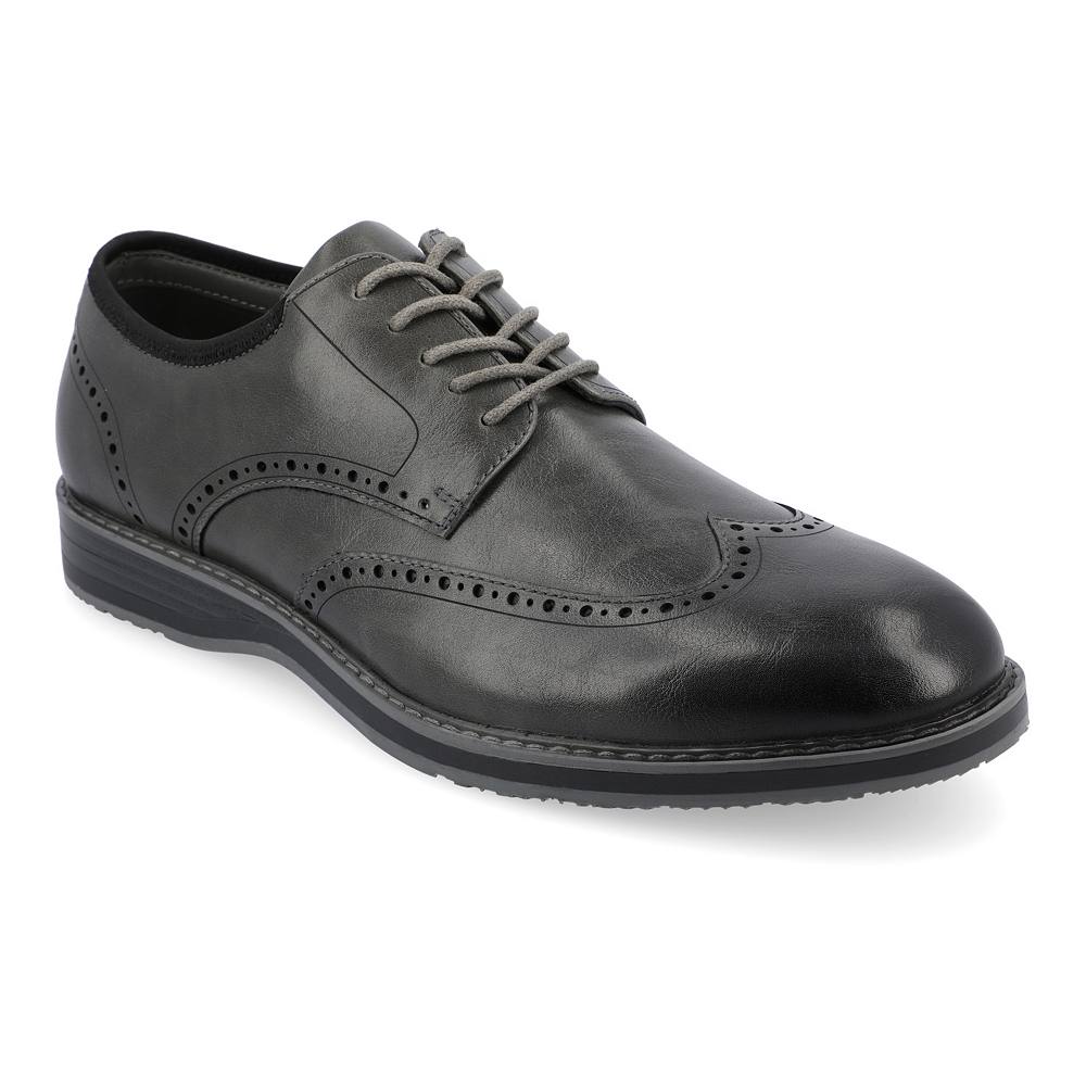 

Вэнс. Мужские гибридные модельные туфли из пеноматериала Co Ozzy Wingtip Tru Comfort Vance Co., цвет Charcoal