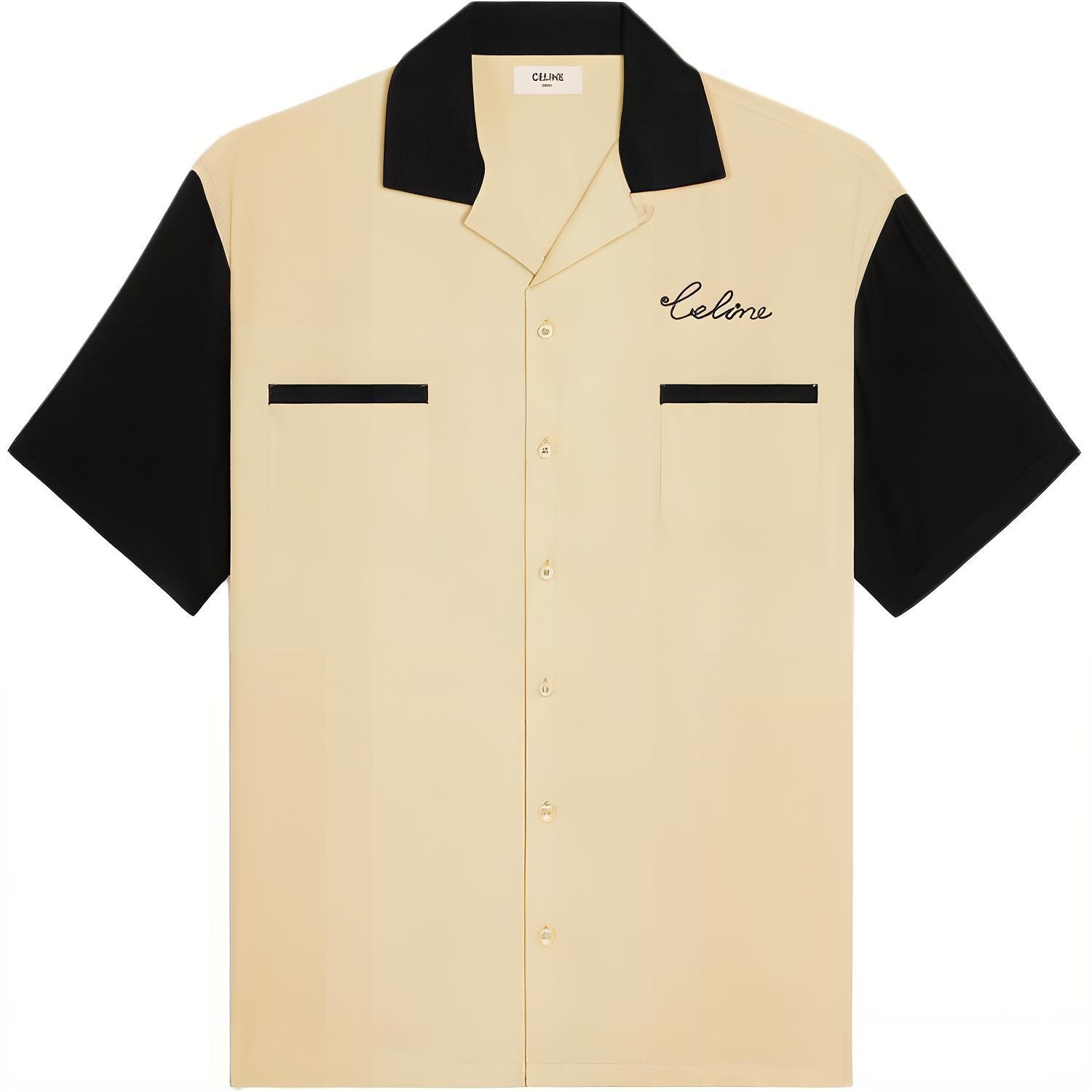 

Рубашка в стиле рокабилли Celine, milky бежевый