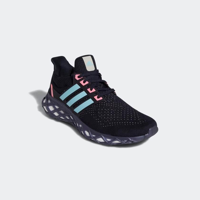 Мужские кроссовки adidas Ultraboost ультра-буст Web DNA для бега - белые — фото 4