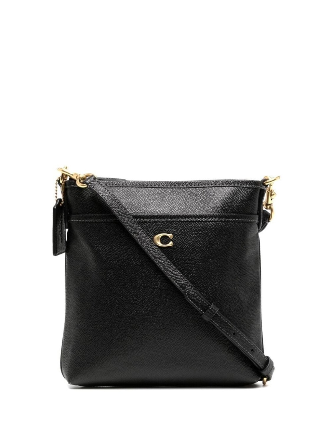 

Coach сумка на молнии с логотипом, черный