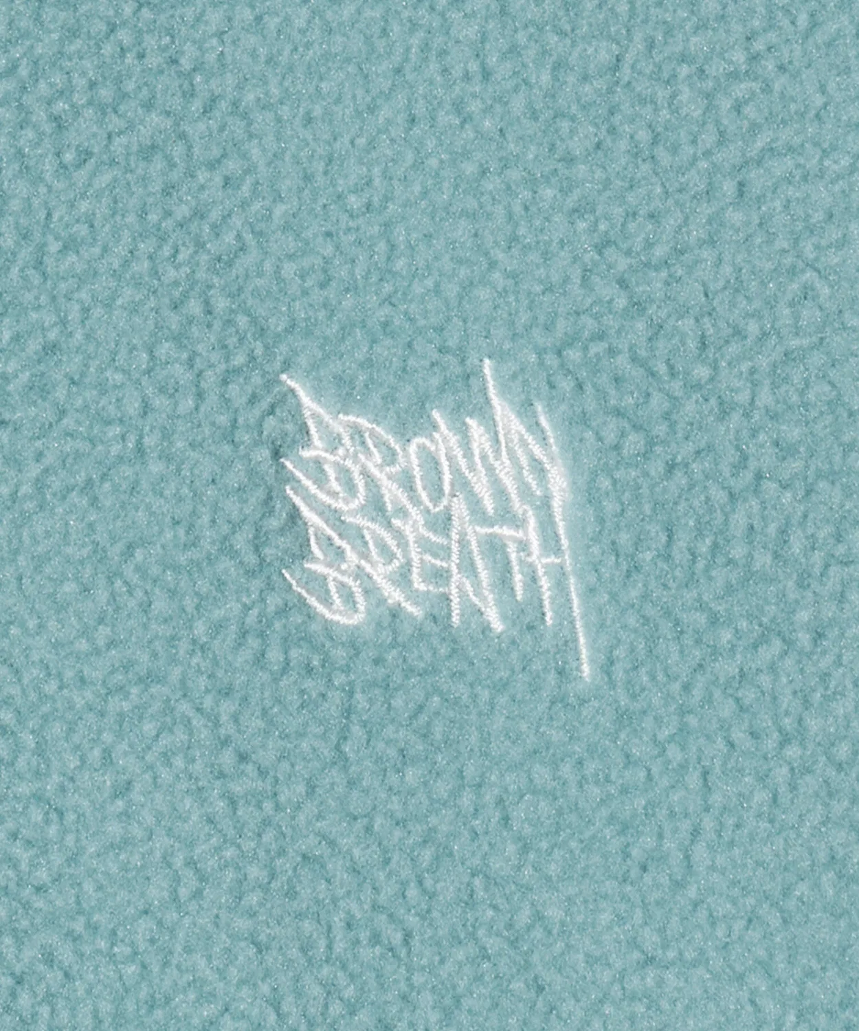 Детский флисовый свитшот с вышивкой цепным стежком мятный от Brownbreath Kids — фото 4