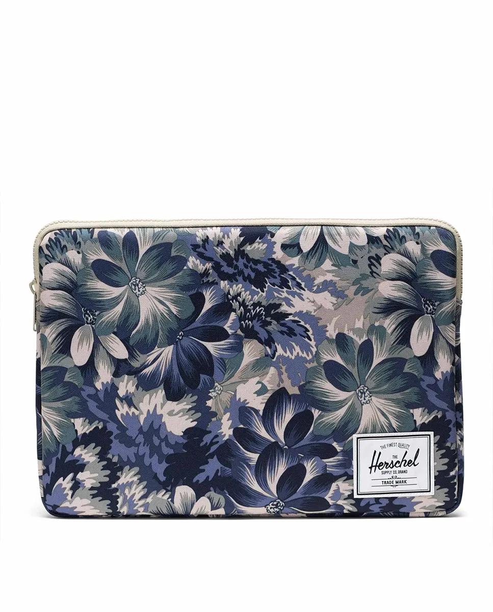 

Универсальный экологичный чехол коричневого цвета для ноутбуков 15-16 с застежкой-молнией Herschel