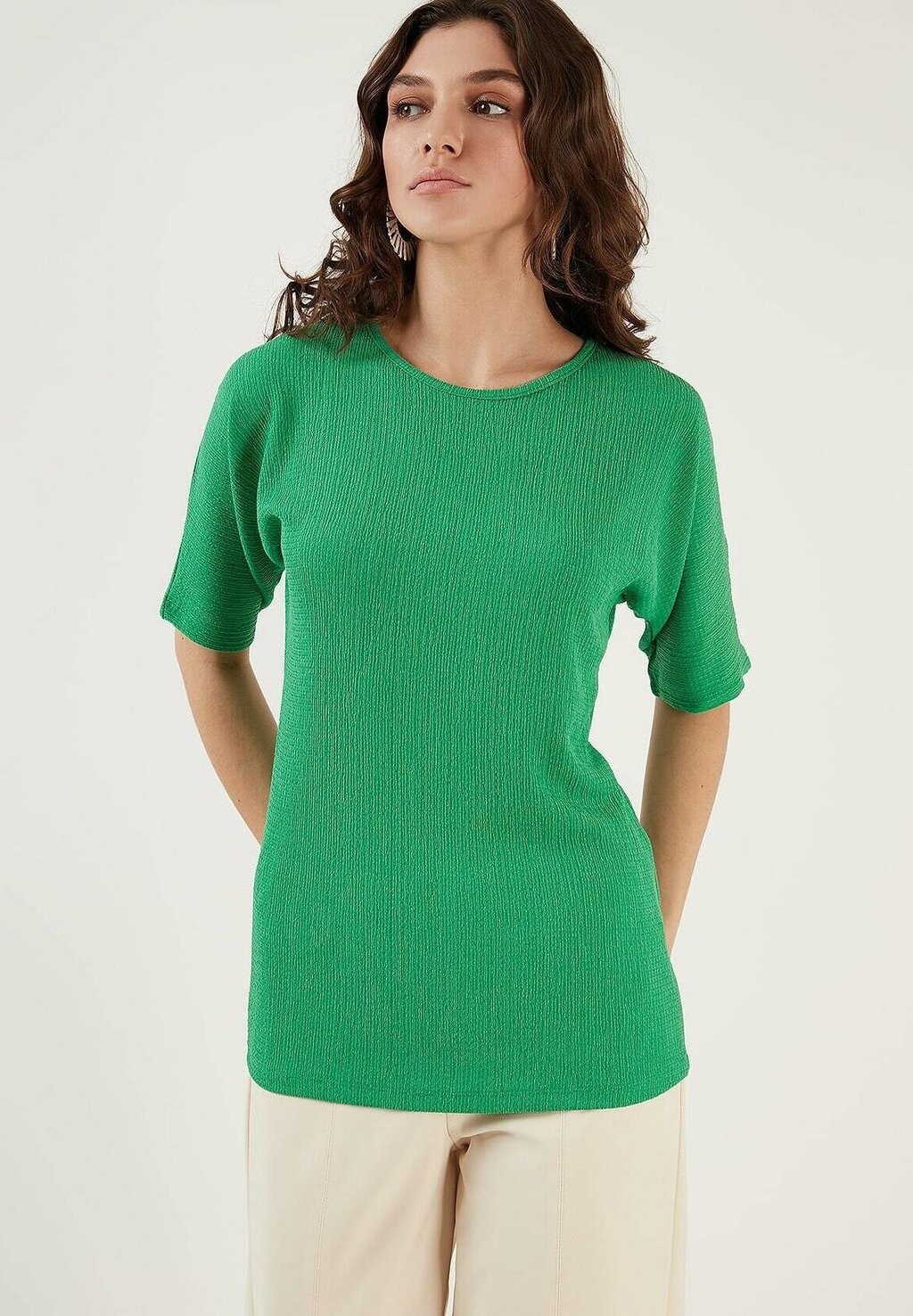 

Базовая футболка LELA, Зеленый, Базовая футболка LELA