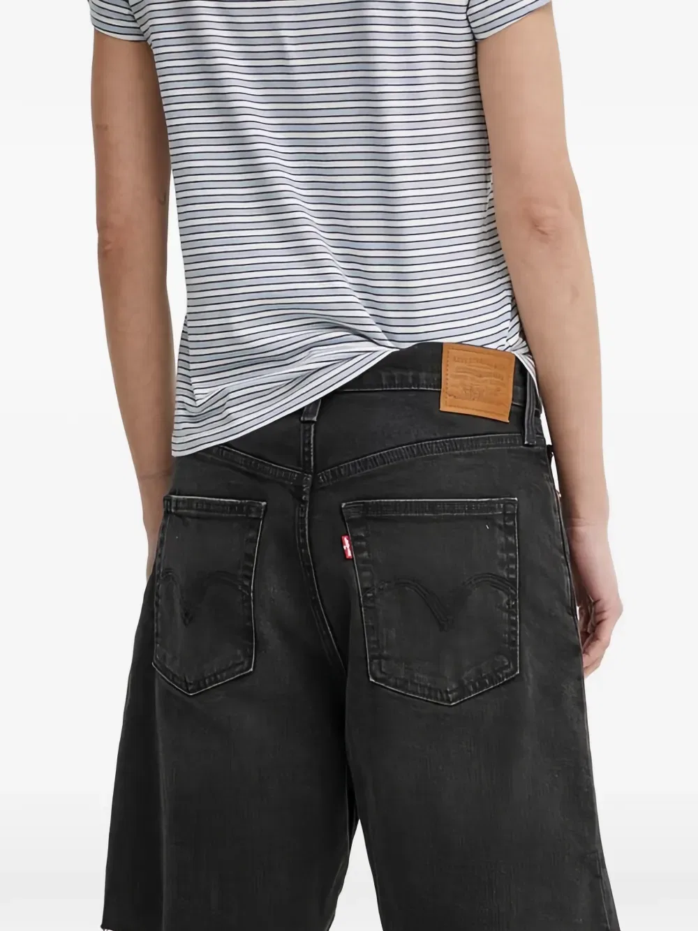 Потертые шорты Levi'S, черный — фото 3