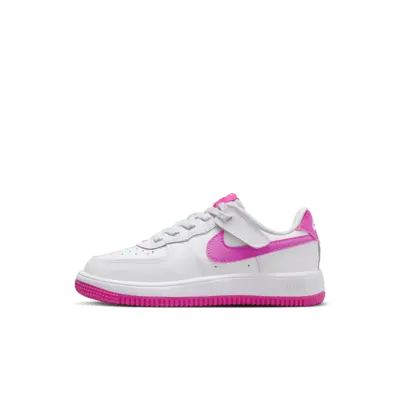 

Кроссовки Nike Force 1 Low EasyOn, цвет White/Laser Fuchsia
