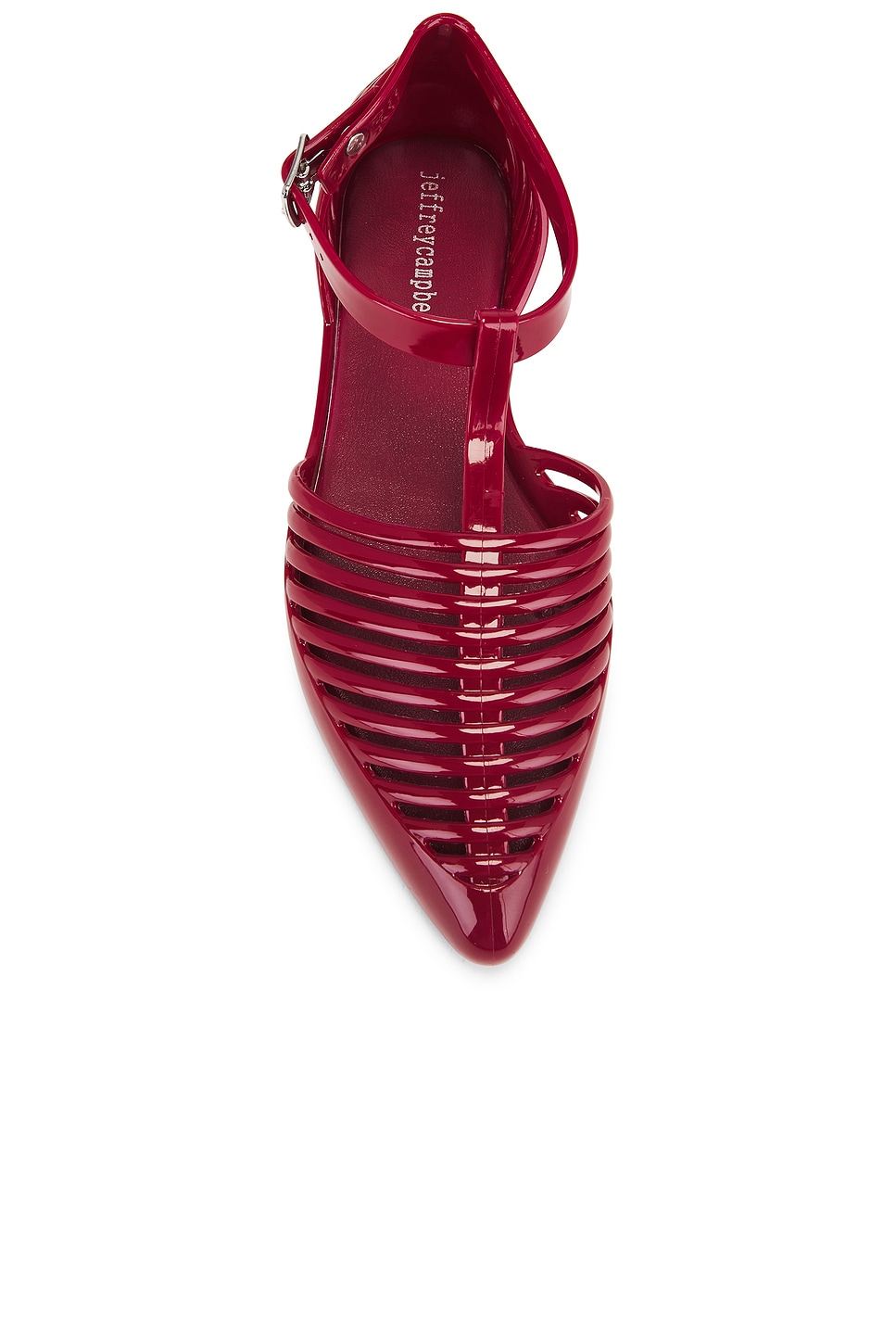 Скрипучие балетки Jeffrey Campbell, red cherry — фото 4