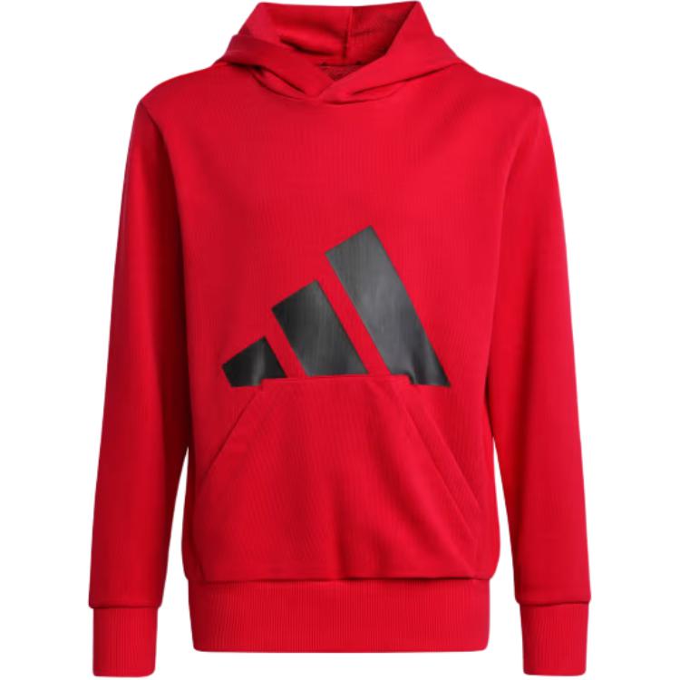 Adidas Свитшот Sportswear Collection ESSENTIALS Pure Gemstone Red/Black Teenagers — фото 2