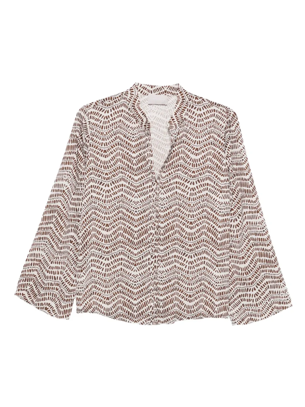 

Блузка с геометричным принтом Hemisphere, нейтральный