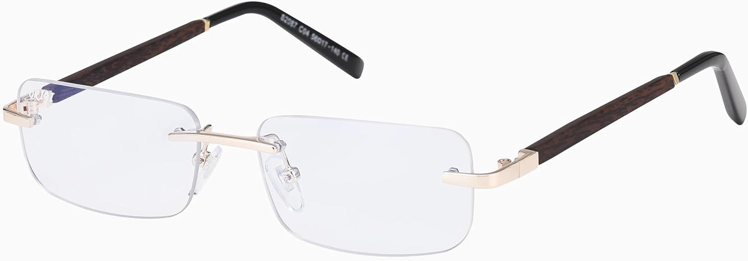 

Солнцезащитные очки с защитой от УФ-излучения UV400 | Без оправы с градиентным покрытием | Для женщин и мужчин | Для занятий спортом на открытом воздухе и вождения DSVIGF, Anti Blue Lens