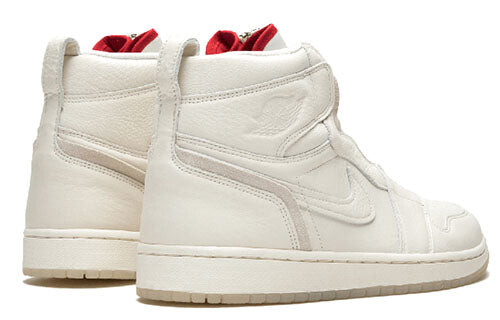 Кроссовки 1 ретро высокие на молнии x anna wintour Air Jordan, белый — фото 3