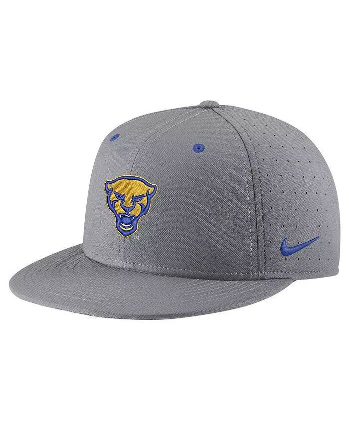 

Мужская серая бейсболка Pitt Panthers USA Side Patch True AeroBill Performance Fitted Hat Nike