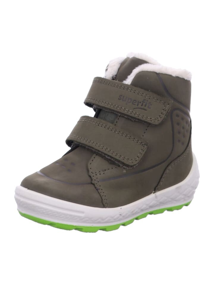 

Сапоги superfit Mädchen Stiefel Stiefelette Leder \ GROOVY, зеленый