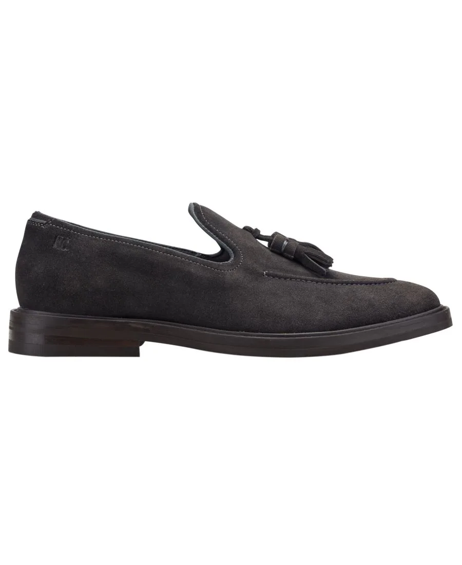 Мужские лоферы Madison с кисточками и застежкой-липучкой Kenneth Cole New York, Charcoal Suede — фото 2