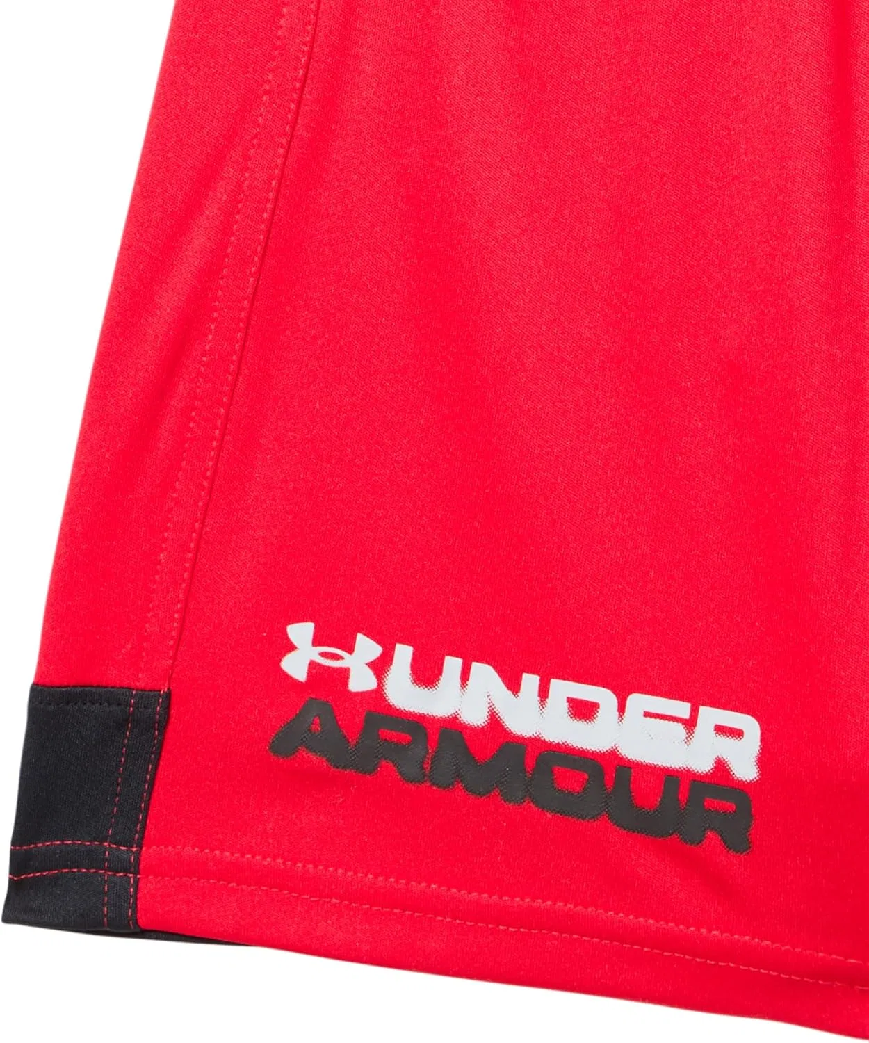 Детские шорты Under Armour с графическим принтом, (600) Red/Black/Mod Gray — фото 2