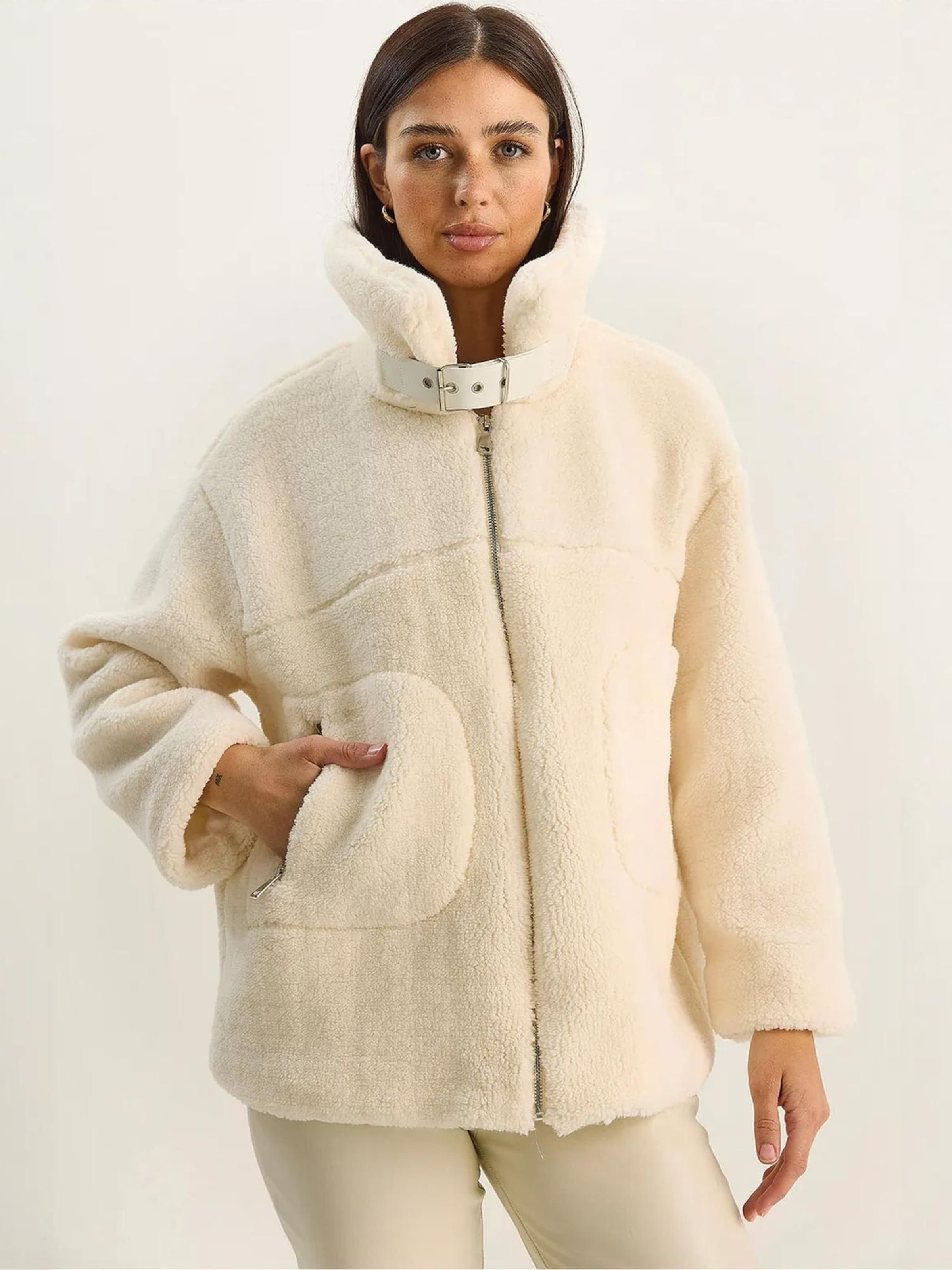 

Bianco Lucci Куртка для межсезонья в цвете Natural White