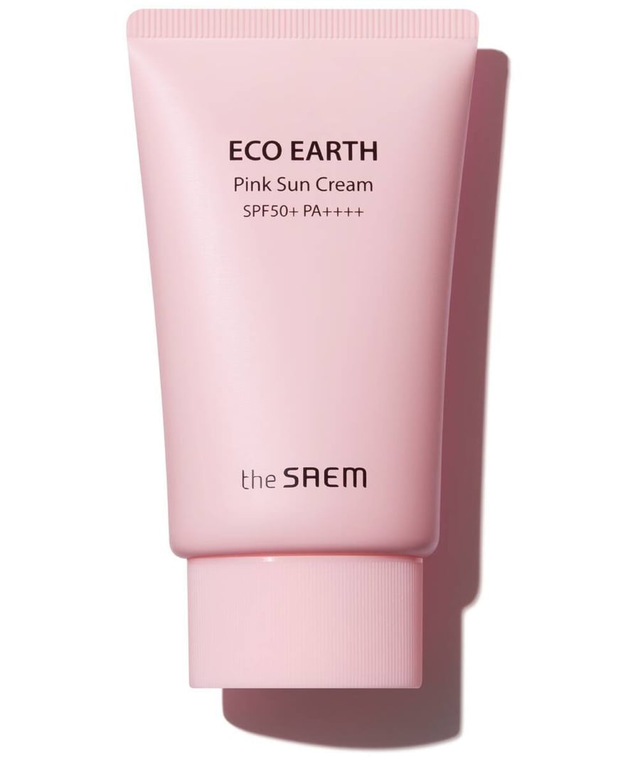 

SAEM Eco Earth Pink Sun Crem Солнцезащитный крем 50+ The Saem